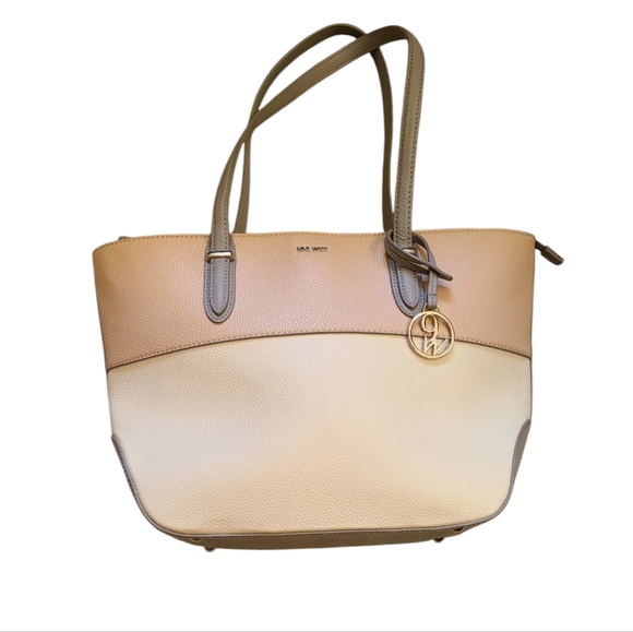 Nine West Reana Color Block Tote Purse Bag Handbag NWOT - Picture 2 of 9